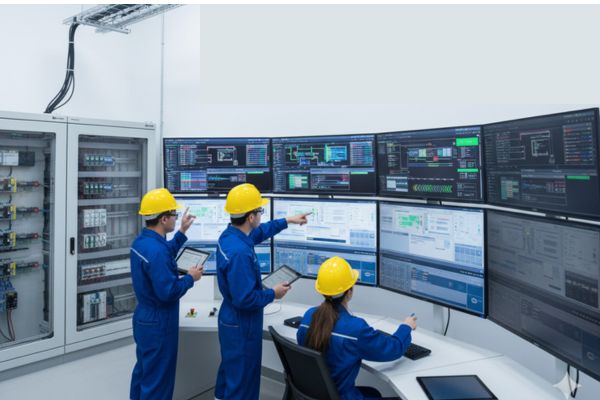 Área de automatización y control de procesos industriales