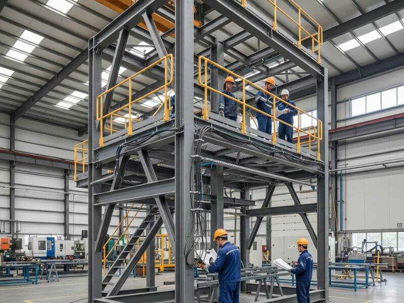 Estructuras metálicas industriales personalizadas