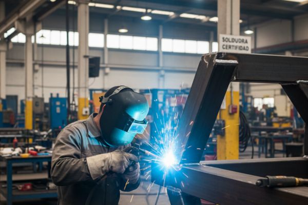 Estructuras metálicas con soldadura certificada